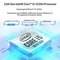 Tableta robusta con Windows i5 de 10 pulgadas con escáner de código de barras 1D/2D y NFC, terminal portátil con Windows para logística y almacén
