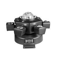 QSE éclairage 150W 6 bras kaléidoscope lumière LED bande RGBW Laser stroboscopique DMX piste de danse scène lumière DJ Disco IP33 6000K Ra90