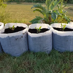 VeiJun biodégradable synthèse tissu Non tissé semis de plantes sacs de pépinière synthèse cultiver jardins pot en tissu