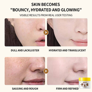 Ekstrak Tanaman Herbal asteagus penggunaan 12 minggu meningkatkan tekstur kulit hidrasi pelembab mengurangi garis halus krim wajah - Product Image 4