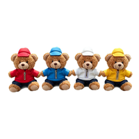 Pendentif Ours, Cadeau de Magasin 4S, Logo Imprimé, Peluche Ours en Peluche, Poupée Ours en Peluche avec Vêtements, Figurine Ours