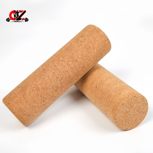 CZFIT Factory - Columna de Yoga de Corcho Natural con Logotipo Personalizado, la Más Vendida, para Fitness, Unisex, Rodillo de Espuma de Madera Natural de Alta Densidad - Product Image 1