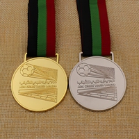 Médailles de sport en métal gravées personnalisées durables en gros, avec logo personnalisé en relief 3D, plaquées argent, pour cadeaux de salon professionnel