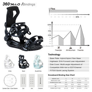 XCMAN Débutants True Twin Camber Quantum Fissure <span class=keywords><strong>Snowboard</strong></span> 360 Fixations Seco avec XFITGO Boots All-Terrain <span class=keywords><strong>Snowboard</strong></span> Package - Product Image 3
