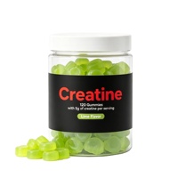 Complément alimentaire pré-entraînement OEM Gym, gommes pour développer les muscles, créatine, 120 gommes avec 5 g de créatine par portion