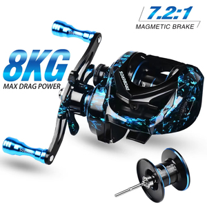 Carrete de Pesca KEKAXI con Potencia de Arrastre Máxima de 8 kg, Alta Velocidad 7.2:1, para Agua Salada y Agua Dulce - Product Image 5
