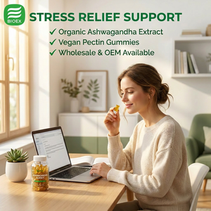 Cápsulas <span class=keywords><strong>de</strong></span> <span class=keywords><strong>Ashwagandha</strong></span> KSM-66 Orgánicas Veganas con Certificación GMP, Adaptógeno para el Alivio del Estrés, Marca Privada OEM - Product Image 3