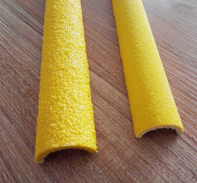 FRP GRP Fiberglass Straight Ladder Step Cover with Nonslip Rungs Antislip Gritted Surface Cutting Service