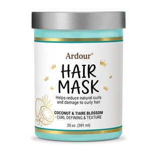 <span class=keywords><strong>Mascarilla</strong></span> Capilar para Control del Frizz, Marca Privada, con Queratina y Aminoácidos para Cabello Rizado Natural, Tratamiento Capilar, Crema Nutritiva - Product Image 3