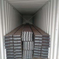 Poutre en H / Poutre en I en acier au carbone ASTM A36 de qualité supérieure pour charpentes de bâtiment