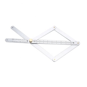 Règle d'angle réglable multifonctionnelle en alliage d'aluminium, outil <span class=keywords><strong>de</strong></span> mesure à quatre coins, règle pliante industrielle CJTOOL, logo personnalisé - Product Image 3
