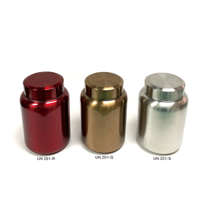 Recubrimiento de pintura religiosa de acero inoxidable útil de alta calidad OEM Producto funerario artesanal de metal pulido para cenizas - Product Image 1