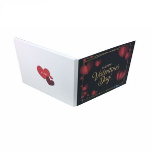 Carte vidéo numérique LCD de haute qualité 4.3 pouces A5 Style simple blanc avec fonction de lecture automatique pour les promotions et les collections de fêtes - Product Image 3