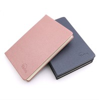 Journal pointillé à couverture rigide en cuir personnalisé en marbre A5 de haute qualité