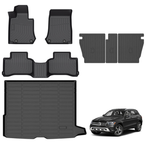 Tapete 3D de TPE para Maletero y Piso de Coche para Todo Clima para Mercedes-Benz <span class=keywords><strong>GLC</strong></span> 300 X253 / X254 / <span class=keywords><strong>GLC</strong></span> Coupé / AMG 2016-<span class=keywords><strong>2022</strong></span> 2023-2025 Alfombras - Product Image 2