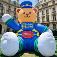 Mascottes gonflables de dessins animés (Smurfs, Blanche-Neige et Nains) très demandées en usine, décorations personnalisées pour événements et centres commerciaux