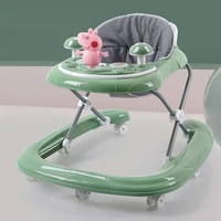 Trotteur multifonctionnel pour bébé avec musique et roues pivotantes durables, produit en gros très demandé