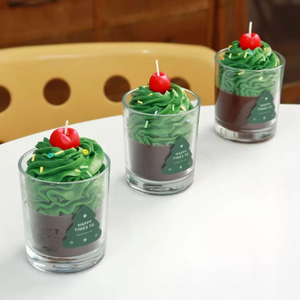 Velas Aromáticas de Chocolate Matcha de Estilo Moderno y Elegante, Hechas a Mano, Adornos Navideños de Moda, Cera de Soja, para las Fiestas - Product Image 3