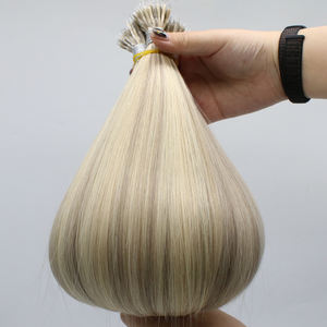 Extensiones de cabello Remy Micro Beads Nano Tip Virgin Straight Blonde Human Hair Enlaces de anillo de alta calidad - Product Image 1