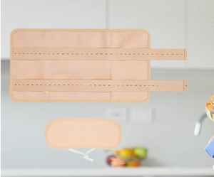 Emballage d'huile de ricin lavable réutilisable avec sangle élastique anti-fuite Logo personnalisé Traitement de désintoxication du foie Insomnie Constipation - Product Image 6