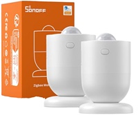Chipsrsun SONOFF SNZB-03P Détecteur de mouvement Zigbee, autonomie de la batterie de 3 ans pour système d'alerte et automatisations, détecteur de mouvement sans fil