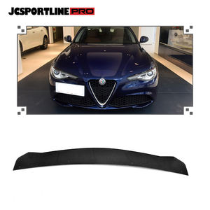Auto paraurti anteriore spoiler labbro per <span class=keywords><strong>Alfa</strong></span> Romeo Giulia Quadrifoglio <span class=keywords><strong>berlina</strong></span> 2015-2018 in fibra di carbonio - Product Image 1