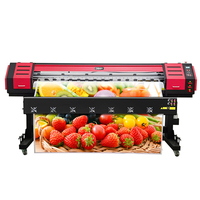 Impresora Eco-Solvente de Formato Grande de 1.8m con Cabezales Epson XP600 I3200, Plotter Automático de Rollo a Rollo para Vinilo y Pancartas Flexibles