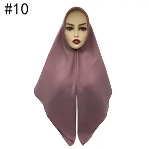 イスラム教徒の女性のための新しいマレーシアカスタム120*120 Cmコットンボイル刺EmbroideryフラワースラムヒジャーブTudungスクエアバワル謙虚なスタイル