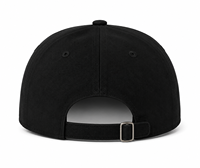 Casquette de papa pour homme en coton noir délavé, réglable, à 6 panneaux, avec calotte souple, visière courbée et logo patch brodé Aigle et Bouclier, pour l'extérieur