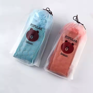 Großhandel Kräuter-Faser-Badehandschuhe Set Körper-Duschbürste Rückenreibe-Puff Peeling-Waschlappen 3in1 <span class=keywords><strong>2</strong></span> Jahre - Product Image 5