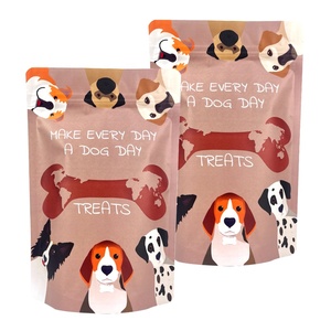 Custom Printed Stand Up Zip lock Pouch Food Grade Resealable Mylar <b>Bag</b> For Dog <b>Treats</b> Pet Food - Product Image 4