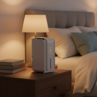 OEM ODM Dehumidifier Besar Mini dengan Pemurni Udara OEM Kustom Dehumidifier Portabel Rumah Tangga untuk Rumah, Ruang Bawah Tanah, Lemari Pakaian