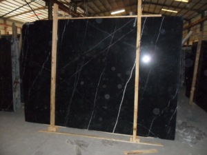 Wholesale Prices Natural Stone <strong>Black</strong> <strong>Marquina</strong> Marble Slabs Wall Panel - Product Image 3