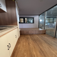 Conteneur de couchage intelligent de luxe de 20 et 40 pieds, design moderne, étanche, pour appartement, bureau et chambre