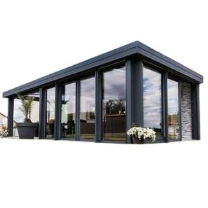 アルミニウム合金ガラスルームテラス屋外ルーフシェードハウスカスタマイズされたアルミニウムガラスシンプルなデザイン - Product Image 1