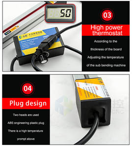 ماكينة تشكيل الأكريليك 600 مم لصنع الحروف والقنوات والإعلانات، آلة تشكيل البلكسي والـ PVC البلاستيكي متوفرة في المخزون - Product Image 3