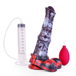 Enorme eyaculación Squirting Cock Horse Cock con fuerte ventosa Gran Fantasía animal squirting masturbador juguete sexual para mujer - Product Image 2