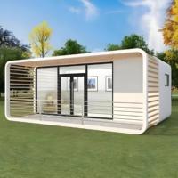 Capsule spatiale moderne et portable de luxe Cabine Apple modulaire préfabriquée Maison en conteneur pour villa ou capsule hôtel en acier