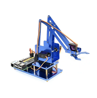 Kit de bras robotique métallique 4-DOF pour Microbit - Innovation en télécommunications (hors carte de développement principale)