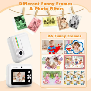 กล้องถ่ายรูปเด็กยอดนิยม Jumon กล้องดิจิตอลแบบพกพา ความละเอียด 1080p พร้อมเครื่องพิมพ์ในตัว สำหรับเด็ก - Product Image 3