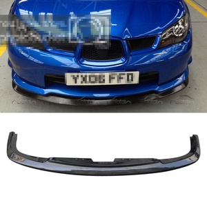 Lame de pare-chocs avant en fibre de carbone, spoiler aileron, séparateur pour Subaru Impreza 2006+ - Product Image 2