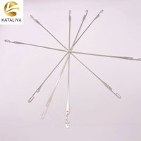 Pièces de Machine à Tricoter ou Machine à Dessiner Automatique Pièces de Tissage Plates en Acier Heald Loom Dropper Drop Wire Pin pour SAFIR S80