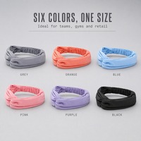 Bandeau de sport en polyester et élasthanne, élastique, absorbant la transpiration, pour hommes et femmes, idéal pour le yoga, la gym, la course à pied, antidérapant, personnalisable avec logo, vente en gros