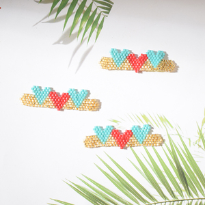 Accessoires en perles <span class=keywords><strong>de</strong></span> verre Miyuki tissées à la main, élégants et simples, résistants à la décoloration et personnalisables - Product Image 2