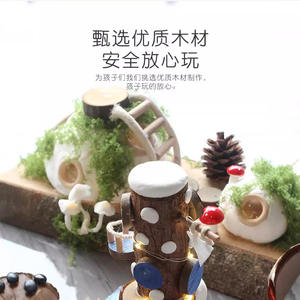 Nuevo Set de Bloques de Construcción de Madera Hechos a Mano, Casa del Árbol Divertida, Creativa, DIY, para Niños, Juguetes de Rompecabezas para Mejorar la Imaginación - Product Image 3