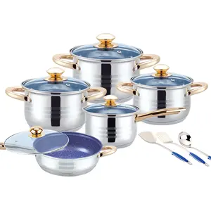 Kitchenware 13Pcs Stainless Steel Cookware Set Silicone Cookware Set 13 Pieces In 1 Set Silicone