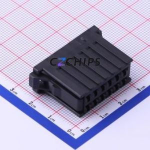 178289-6 Housing (Wire-to-Board / Wire-to-Wire) P=3.81mm Connector 2x6P 3.81mm 5.08mm 2 - Product Image 2