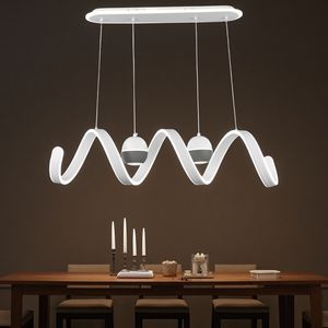 Modern 150W 3CCT LED kolye ışık 2026 dikdörtgen mutfak restoran avize ayarlanabilir yükseklik tavanlar uzun dalga orta - Product Image 5