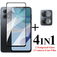 Pour Motorola Moto G53 5G Verre pour Moto G84 G54 G34 G14 G73 G53 G23 G13 G20 G30 G100 Verre trempé Protection d'écran complète
