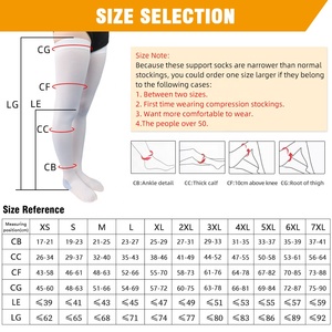 Factory Direct Supply <strong>Knee</strong> <strong>Length</strong> Antiembolic Medium Compression <strong>Socks</strong> 13-18mmHg for After Surgery <strong>Socks</strong> Anti Embolism - Product Image 6